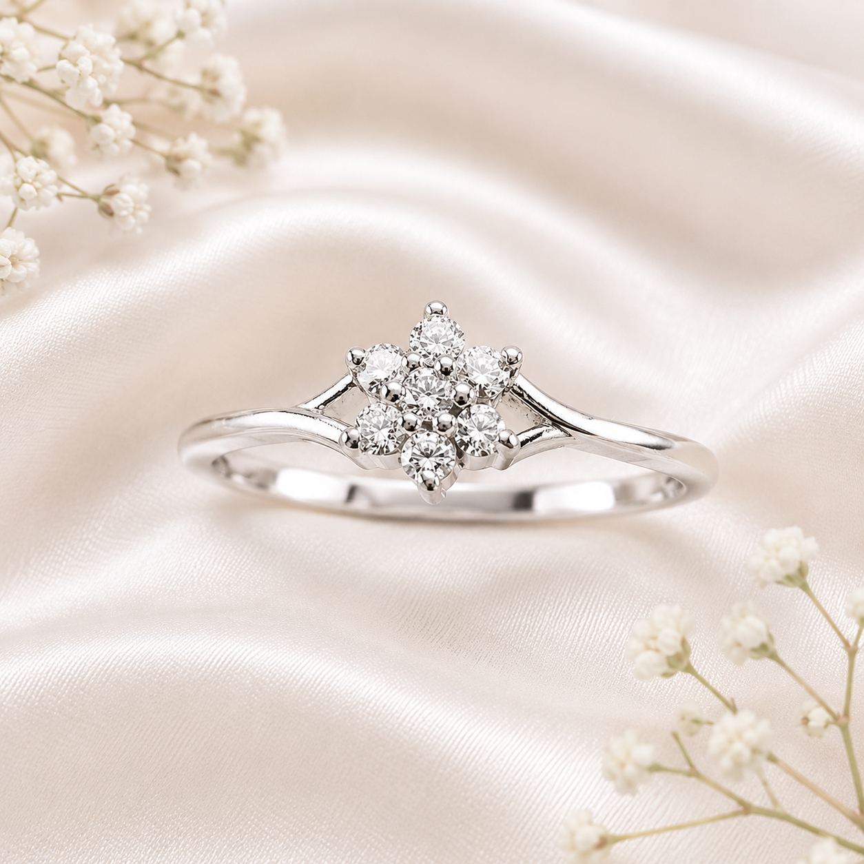 blossom cluster ring blossom cluster ring