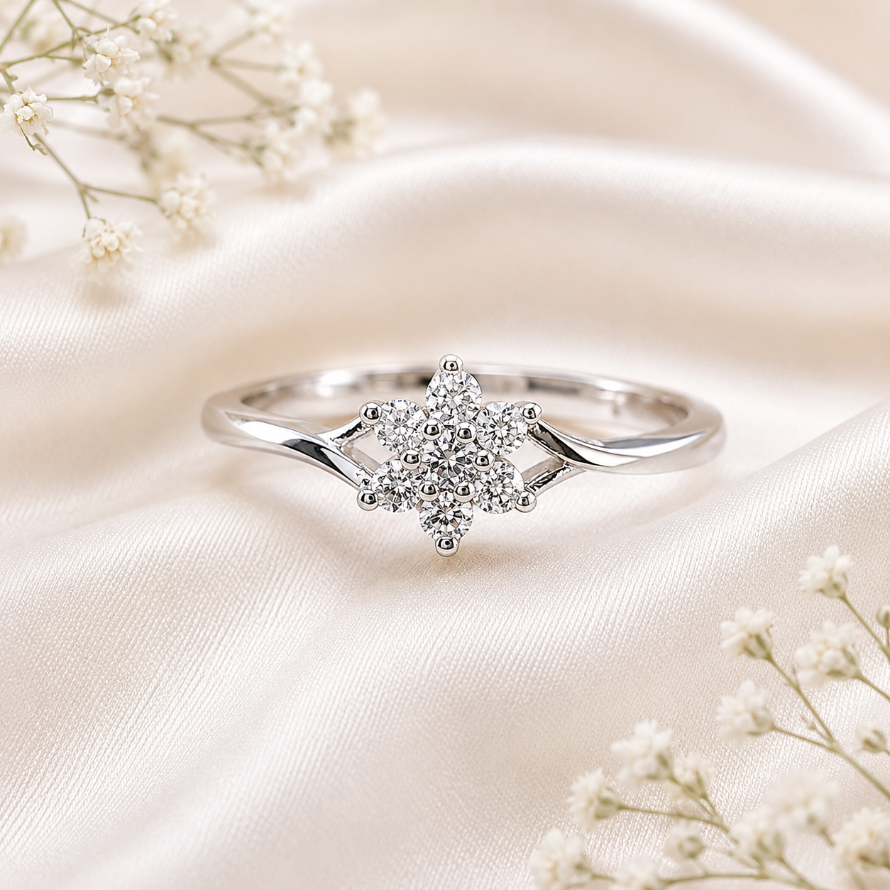 blossom cluster ring blossom cluster ring