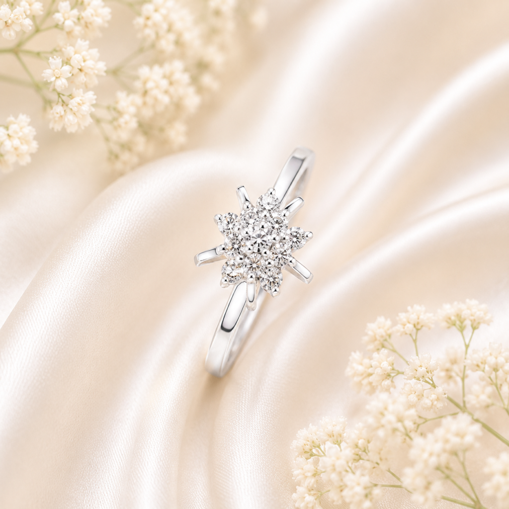 celestial starburst ring