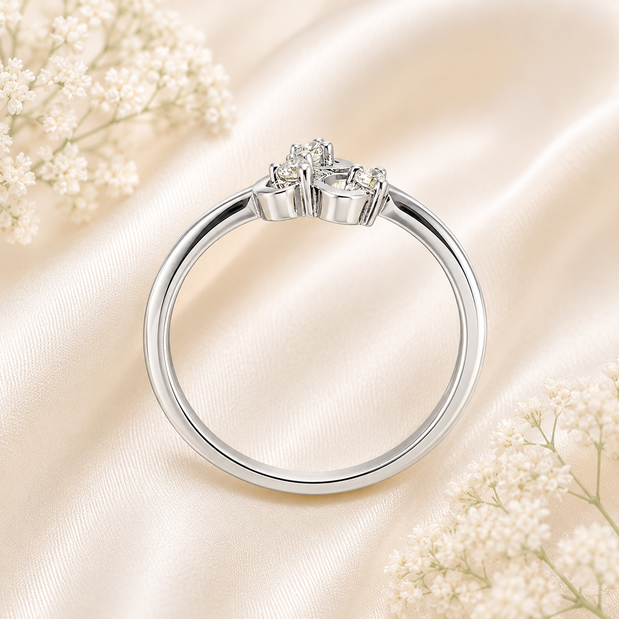 trio swirl ring trio swirl ring
