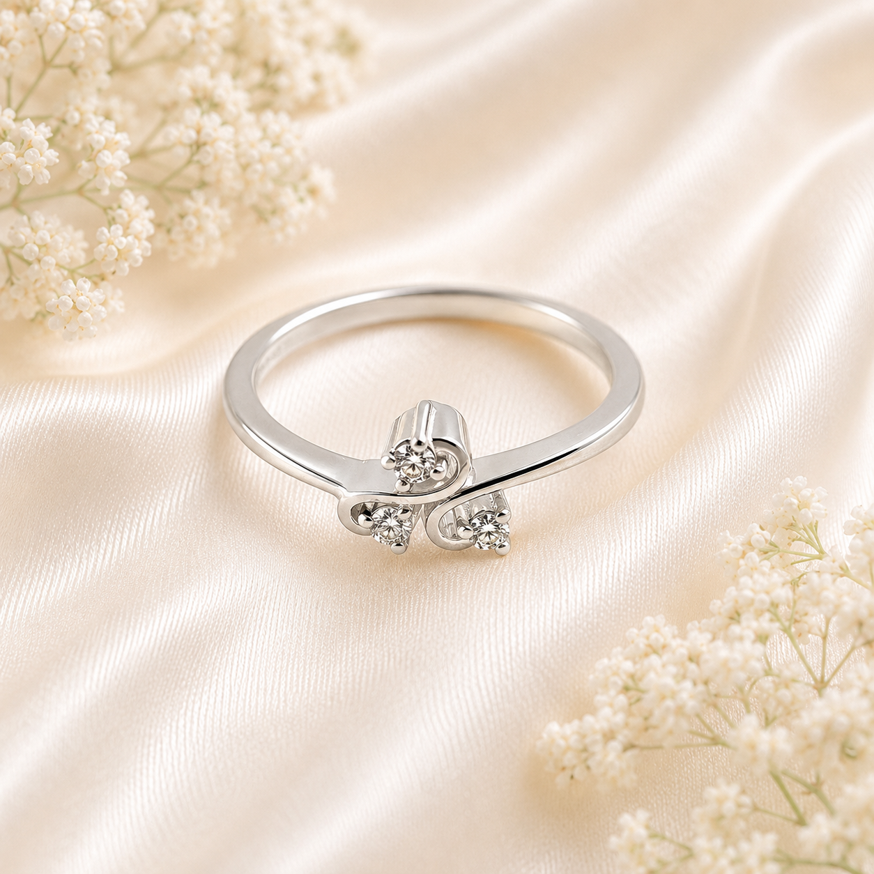 trio swirl ring trio swirl ring
