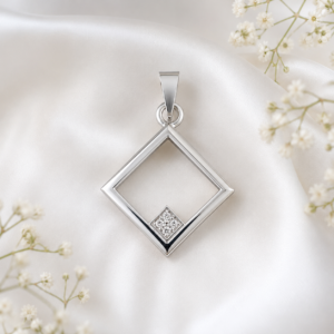 diamond shape pendant