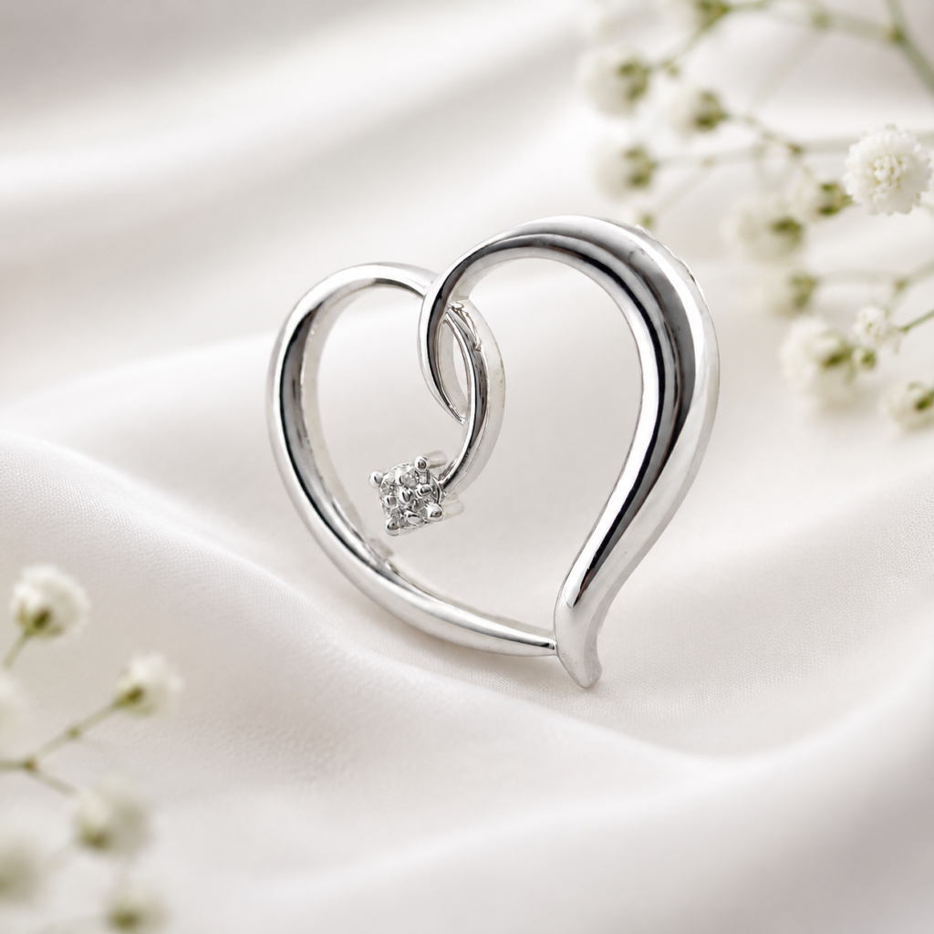 open heart pendant